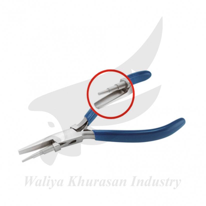 WIRE LOOPING PLIERS CONCAVE LOWER JAW 140MM JEWELRY MAKING TOOLS
